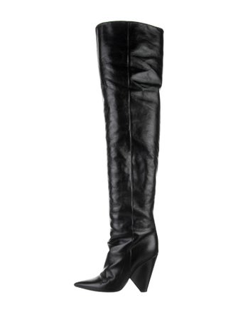 Saint Laurent Leather Boots
