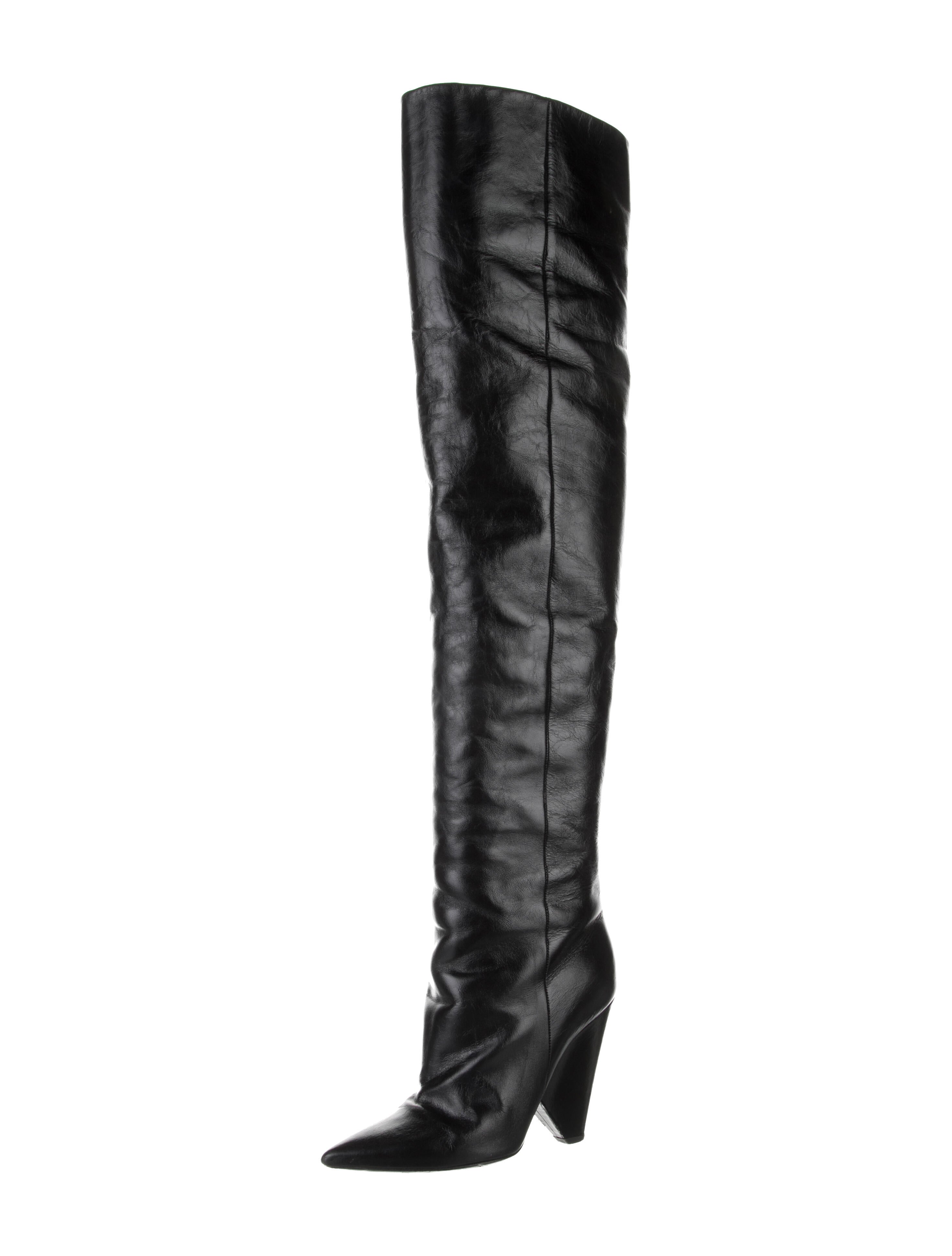 Saint Laurent Leather Boots