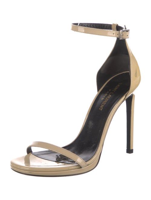 Saint Laurent Patent Leather Sandals