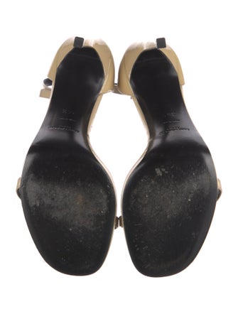 Saint Laurent Patent Leather Sandals