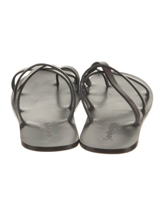 Saint Laurent Leather Slides