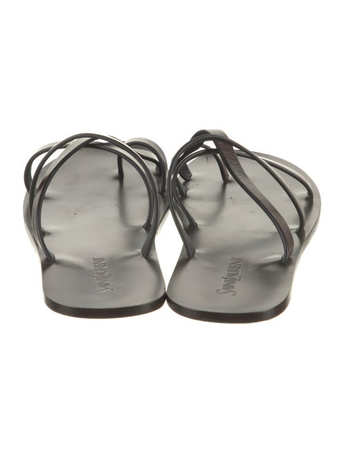 Saint Laurent Leather Slides