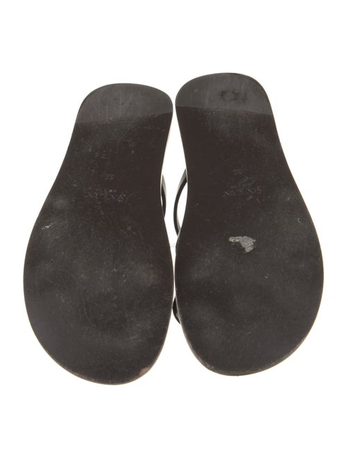 Saint Laurent Leather Slides