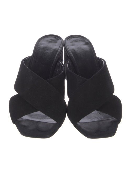 Saint Laurent Suede Slides