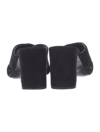 Saint Laurent Suede Slides