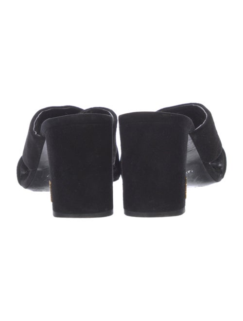 Saint Laurent Suede Slides