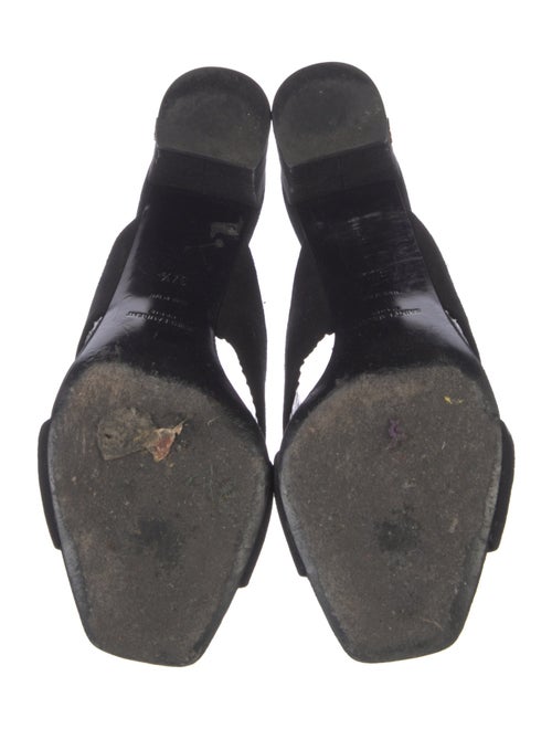 Saint Laurent Suede Slides