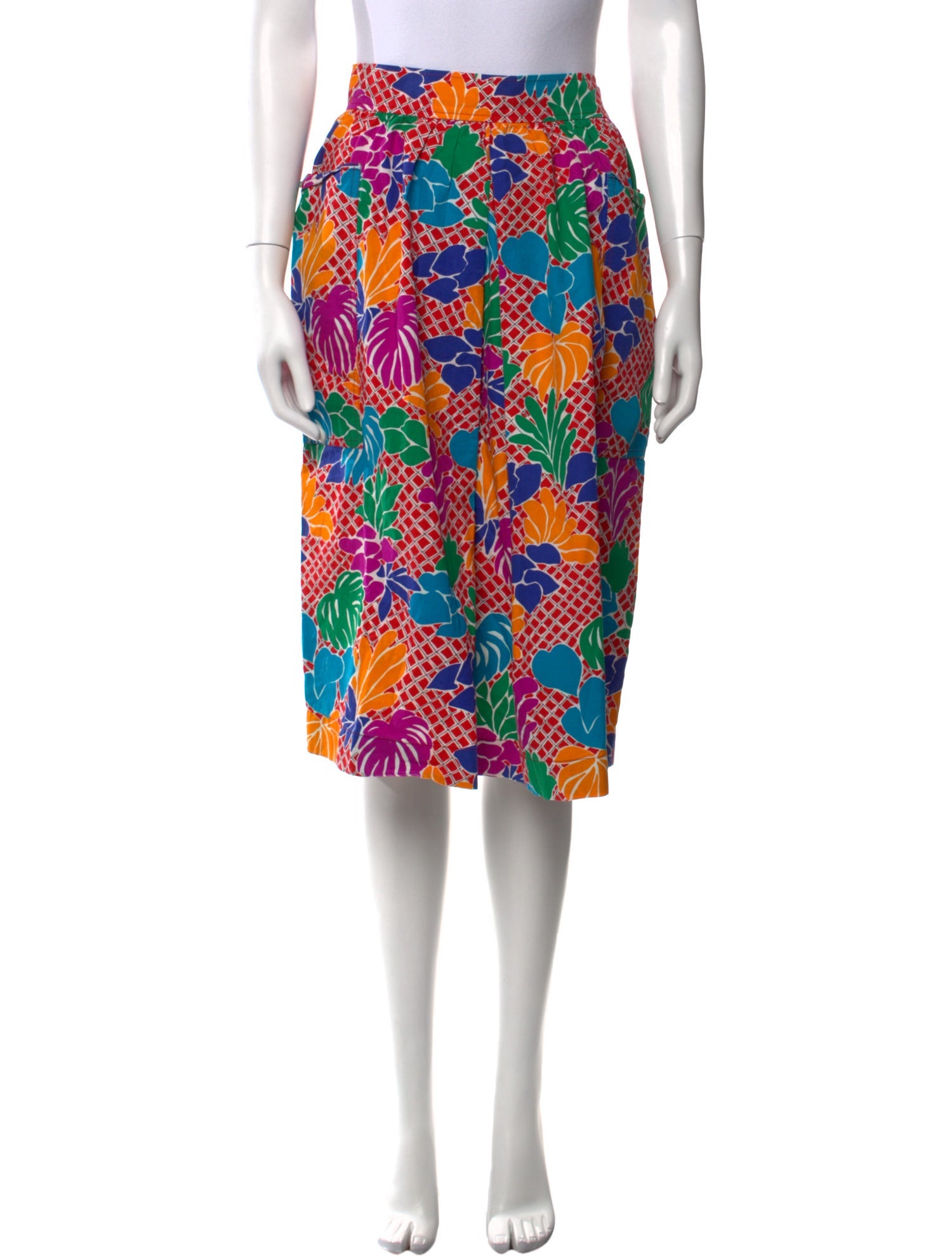 Yves Saint Laurent Rive Gauche Vintage Knee-Length Skirt