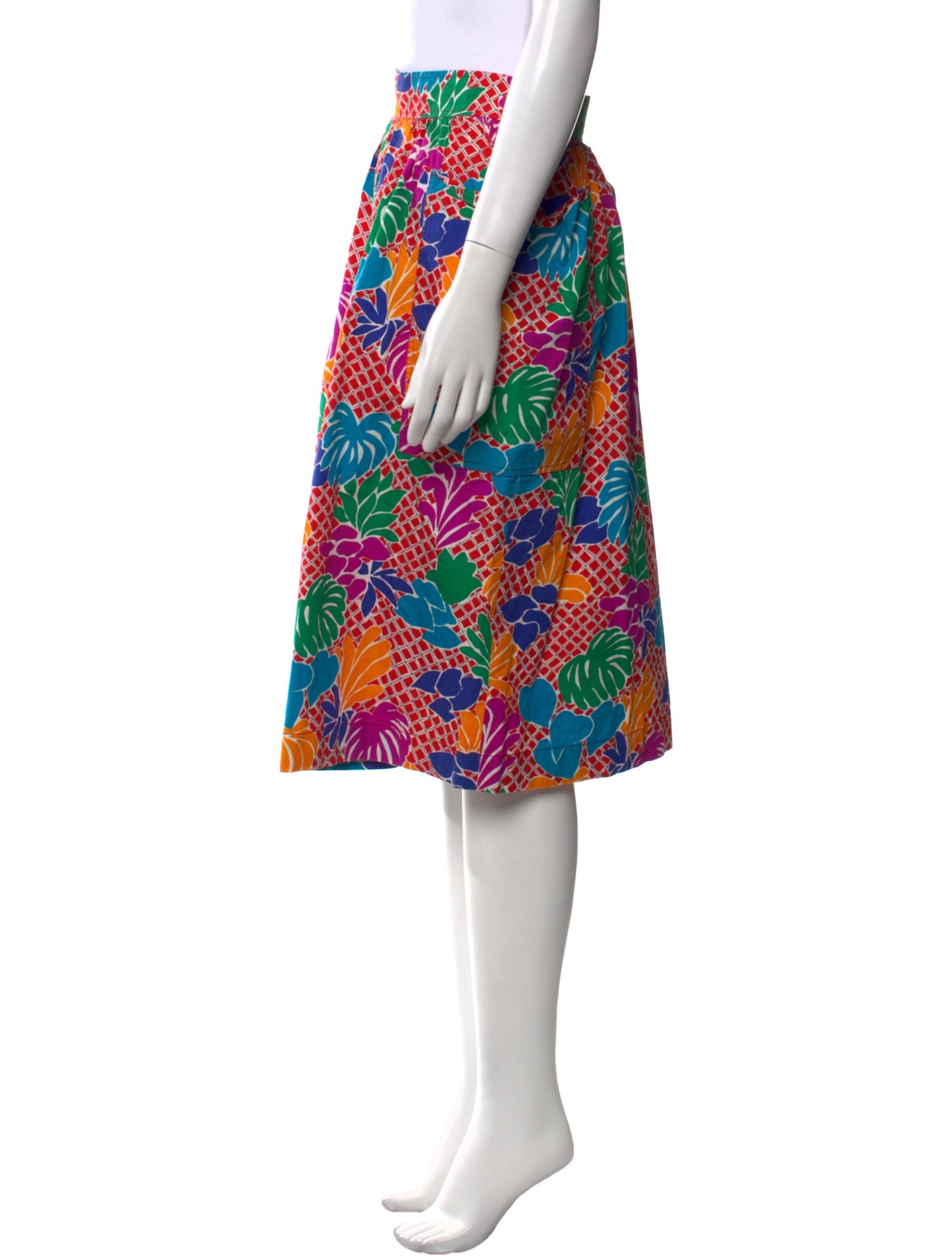 Yves Saint Laurent Rive Gauche Vintage Knee-Length Skirt