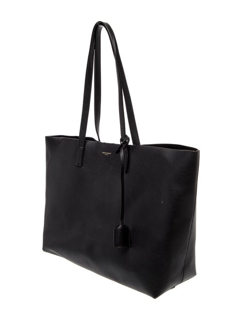 Saint Laurent Leather Shopping Tote Large