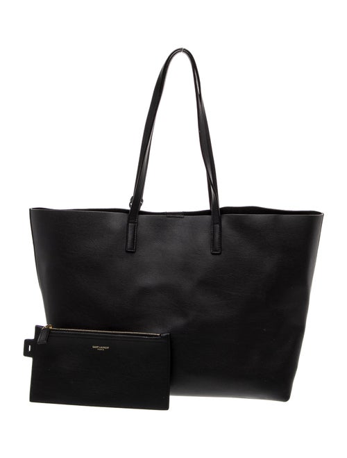 Saint Laurent Leather Shopping Tote Large