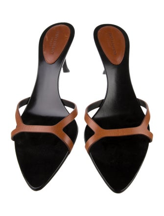 Saint Laurent Leather Slides