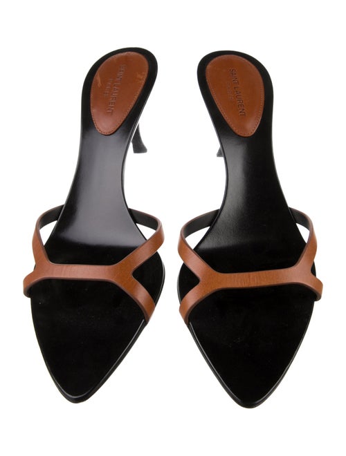 Saint Laurent Leather Slides