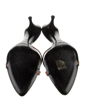 Saint Laurent Leather Slides