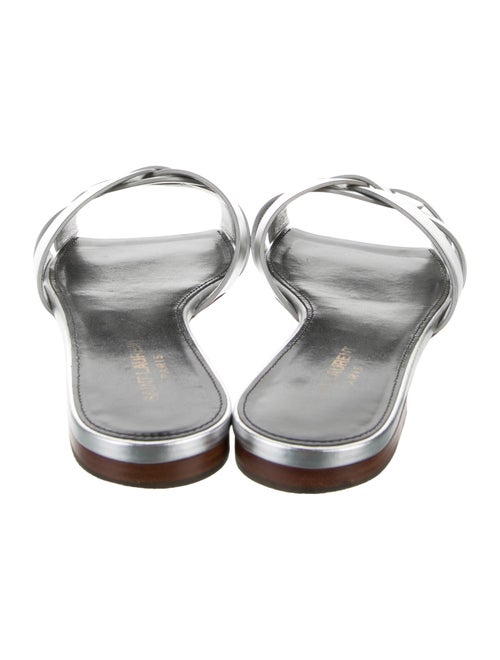 Saint Laurent Leather Slides