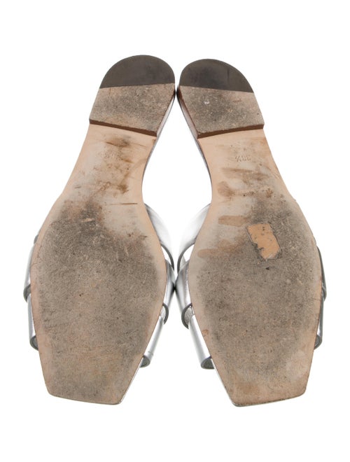 Saint Laurent Leather Slides