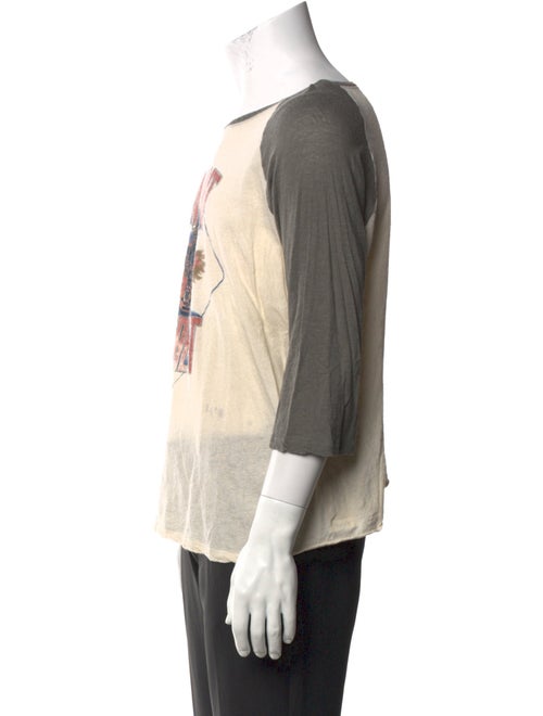 Saint Laurent 2018 Robot Logo T-Shirt