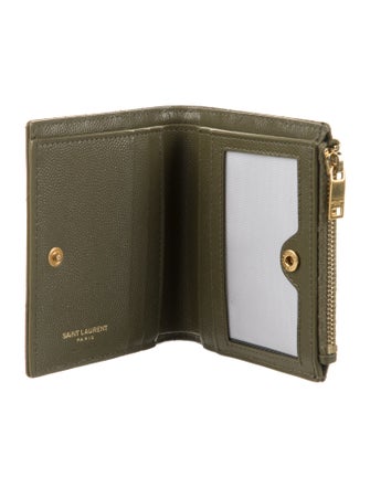 Saint Laurent 2021 Leather Compact Wallet