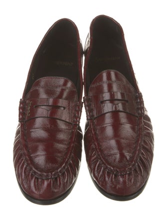 Saint Laurent Leather Dress Loafers