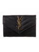Saint Laurent 2023 Small Monogram Envelope Wallet