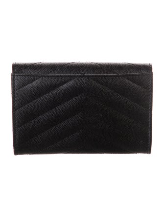 Saint Laurent 2023 Small Monogram Envelope Wallet
