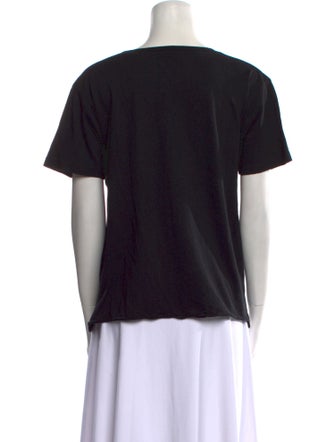 Saint Laurent Graphic Print Crew Neck T-Shirt