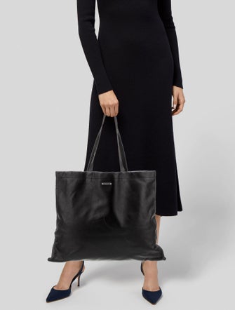 Saint Laurent Leather Tote