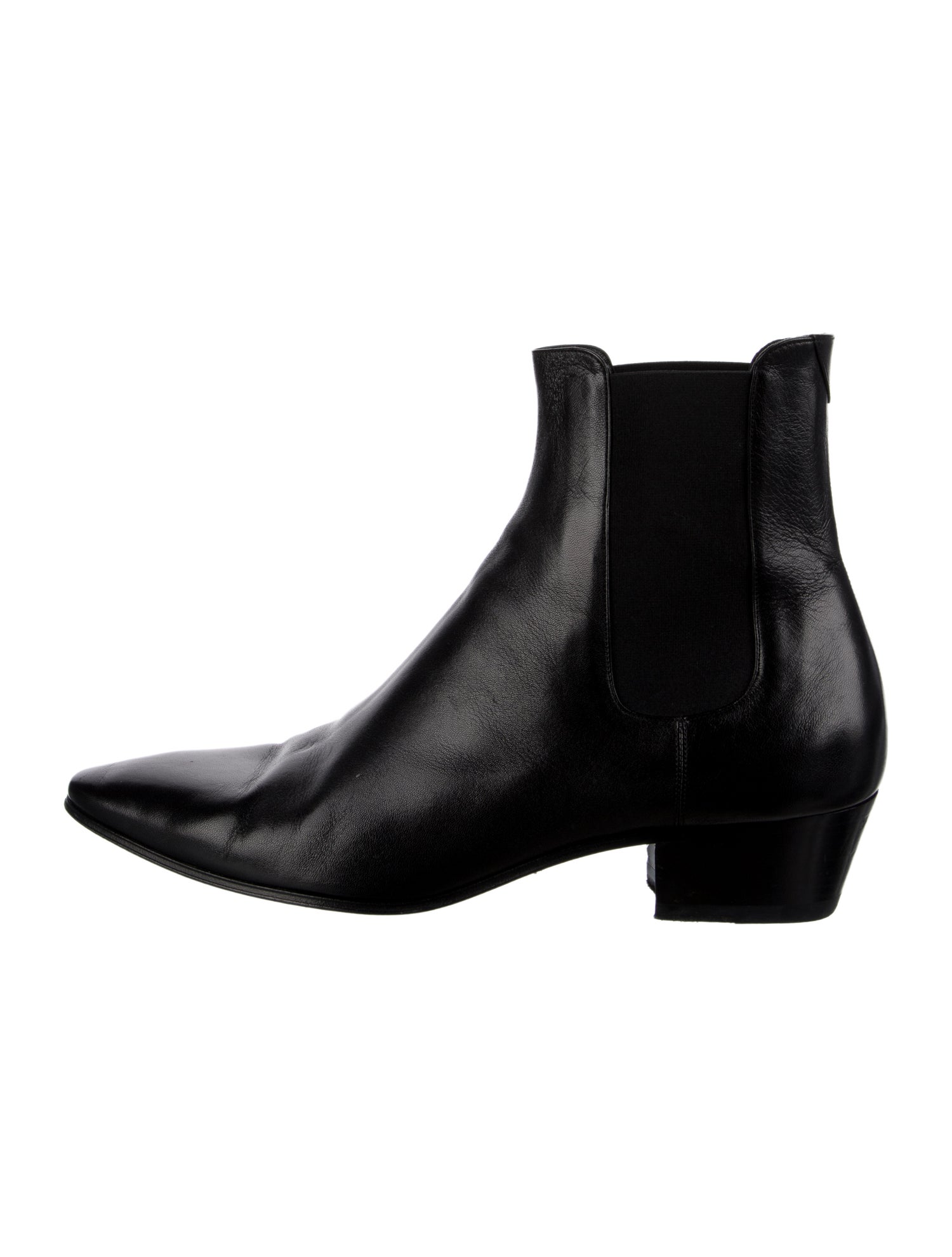 Saint Laurent Leather Chelsea Boots