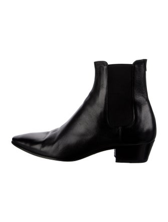 Saint Laurent Leather Chelsea Boots