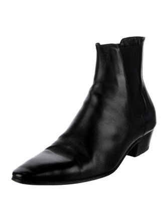 Saint Laurent Leather Chelsea Boots