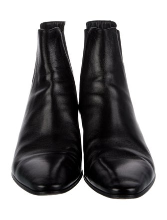 Saint Laurent Leather Chelsea Boots