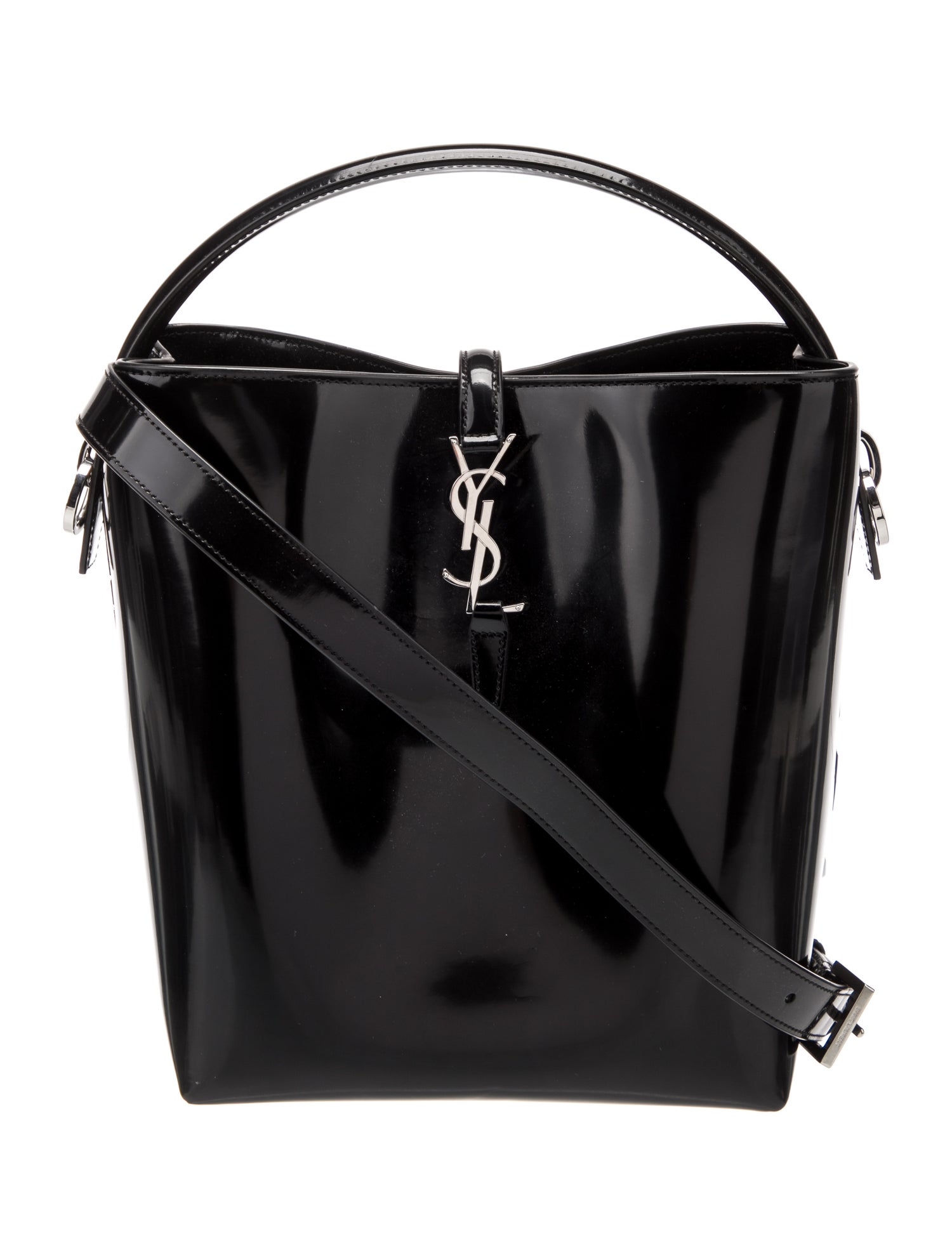 Saint Laurent Patent Leather Top Handle Bag 2023 w/ Tags
