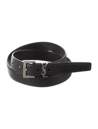 Saint Laurent Skinny Leather Waist Belt