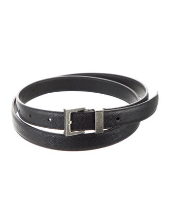 Saint Laurent Skinny Leather Belt