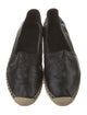 Saint Laurent Leather Whipstitch Trim Espadrilles