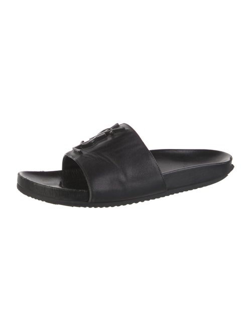 Saint Laurent Leather Slides