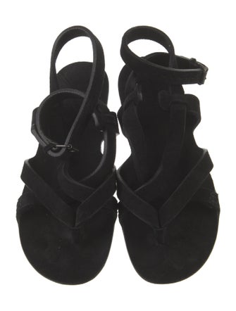 Saint Laurent Suede Gladiator Sandals