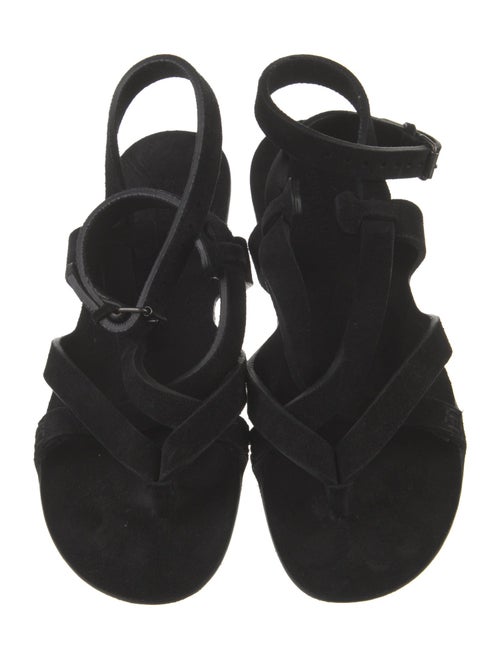 Saint Laurent Suede Gladiator Sandals