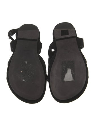 Saint Laurent Suede Gladiator Sandals