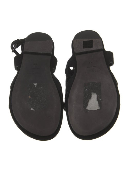 Saint Laurent Suede Gladiator Sandals