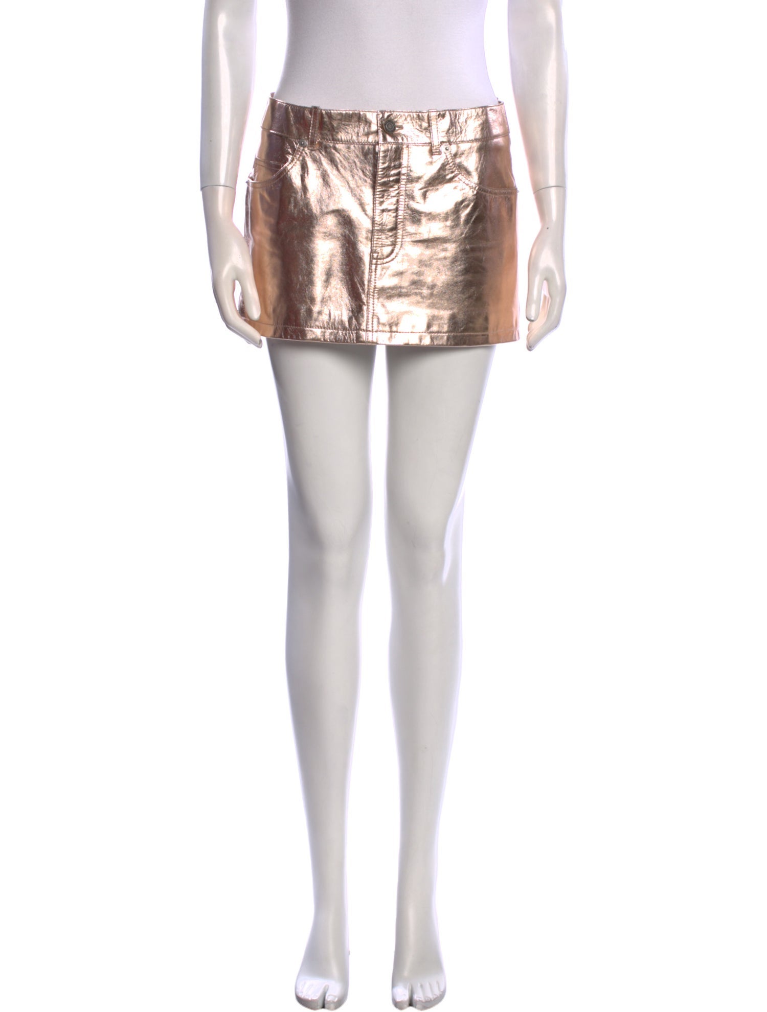 Saint Laurent Silk Mini Skirt