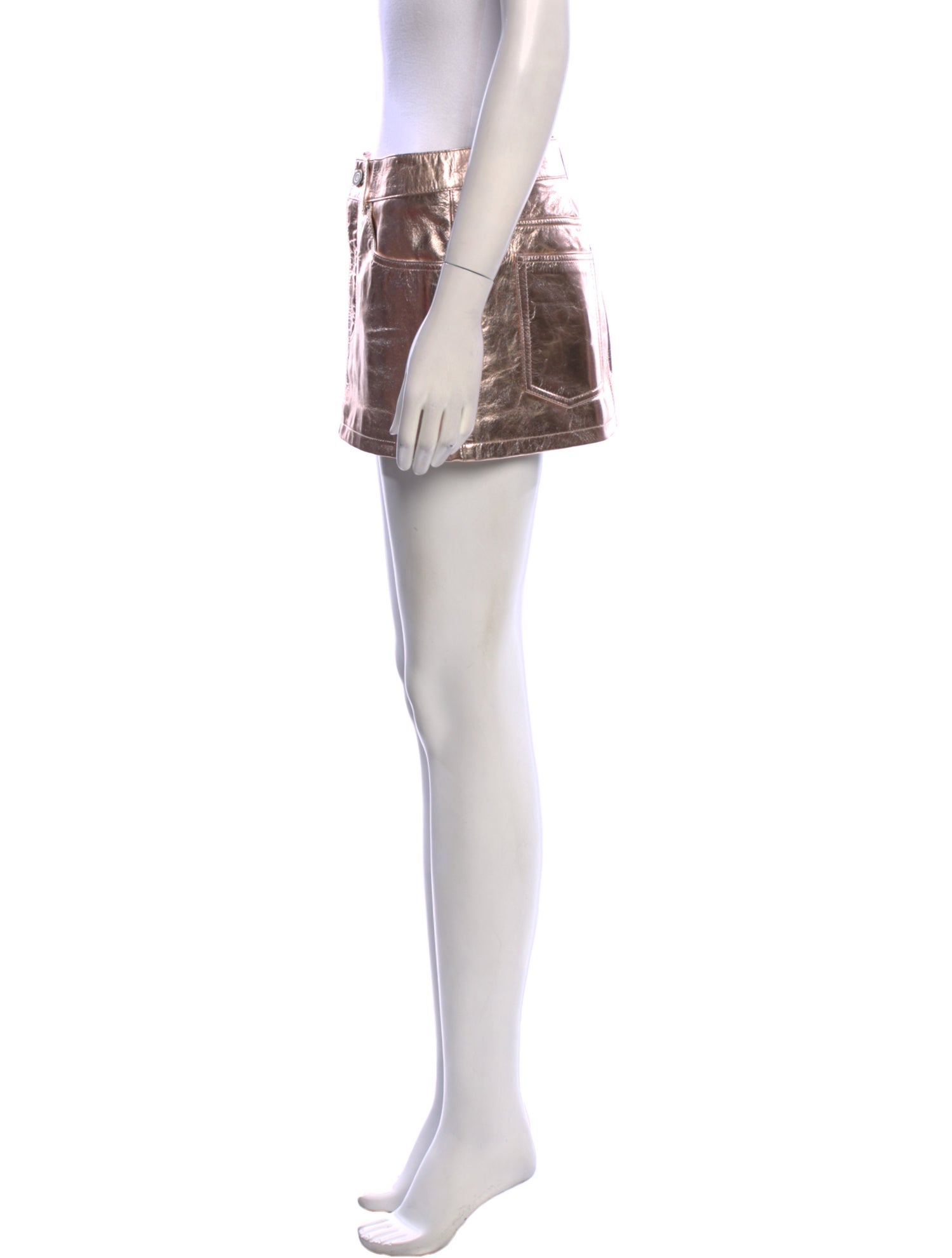 Saint Laurent Silk Mini Skirt