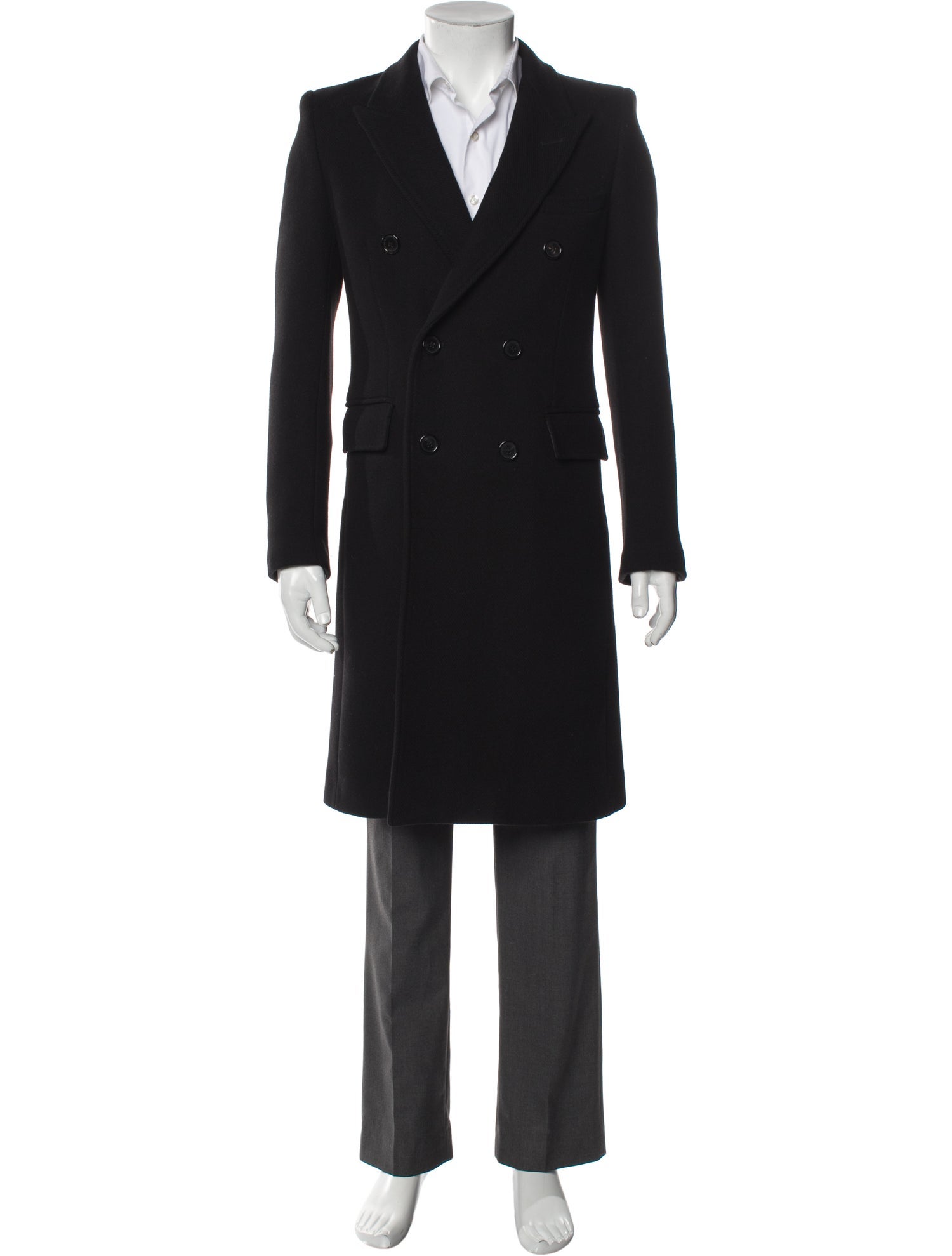 Saint Laurent 2023 Wool Overcoat