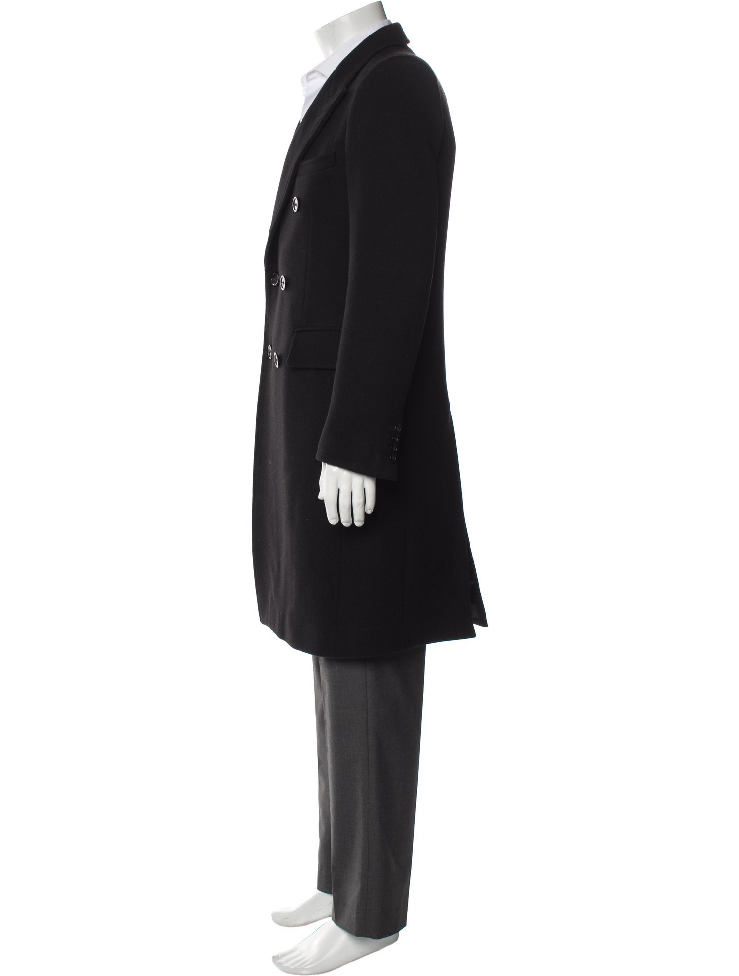 Saint Laurent 2023 Wool Overcoat