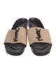 Saint Laurent Leather Slides