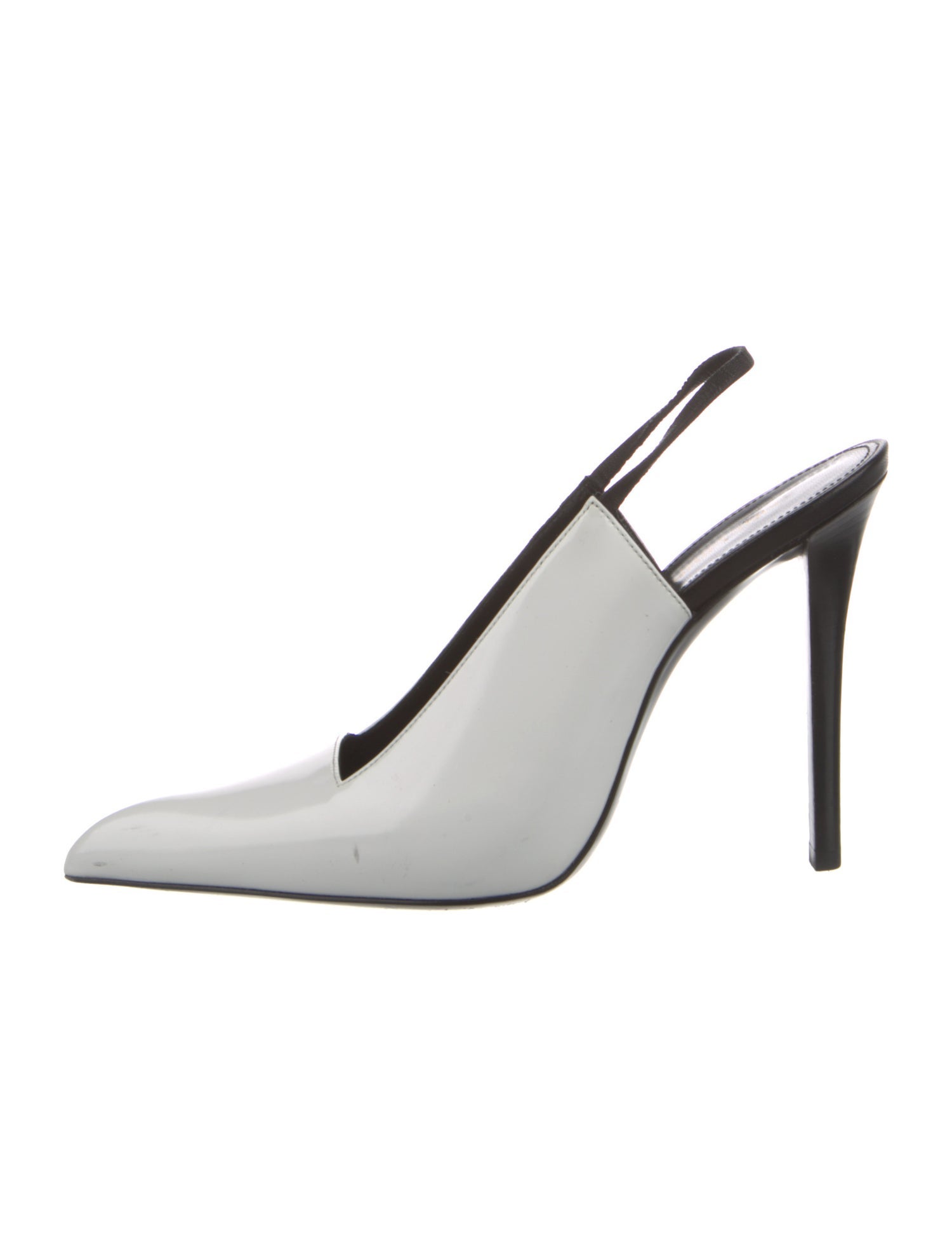 Saint Laurent Patent Leather Slingback Pumps