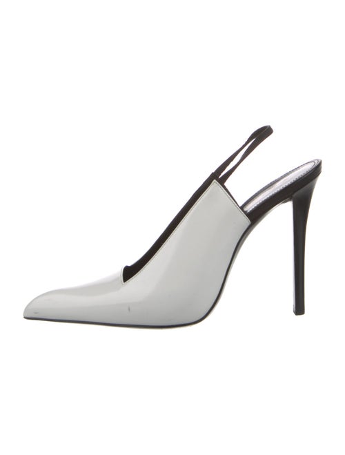Saint Laurent Patent Leather Slingback Pumps