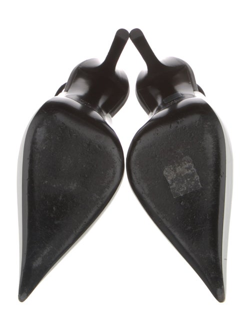 Saint Laurent Patent Leather Slingback Pumps
