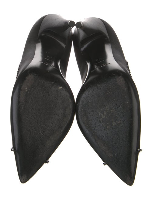 Saint Laurent Satin Crystal Embellishments Pumps
