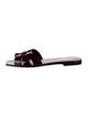 Saint Laurent Patent Leather Slides